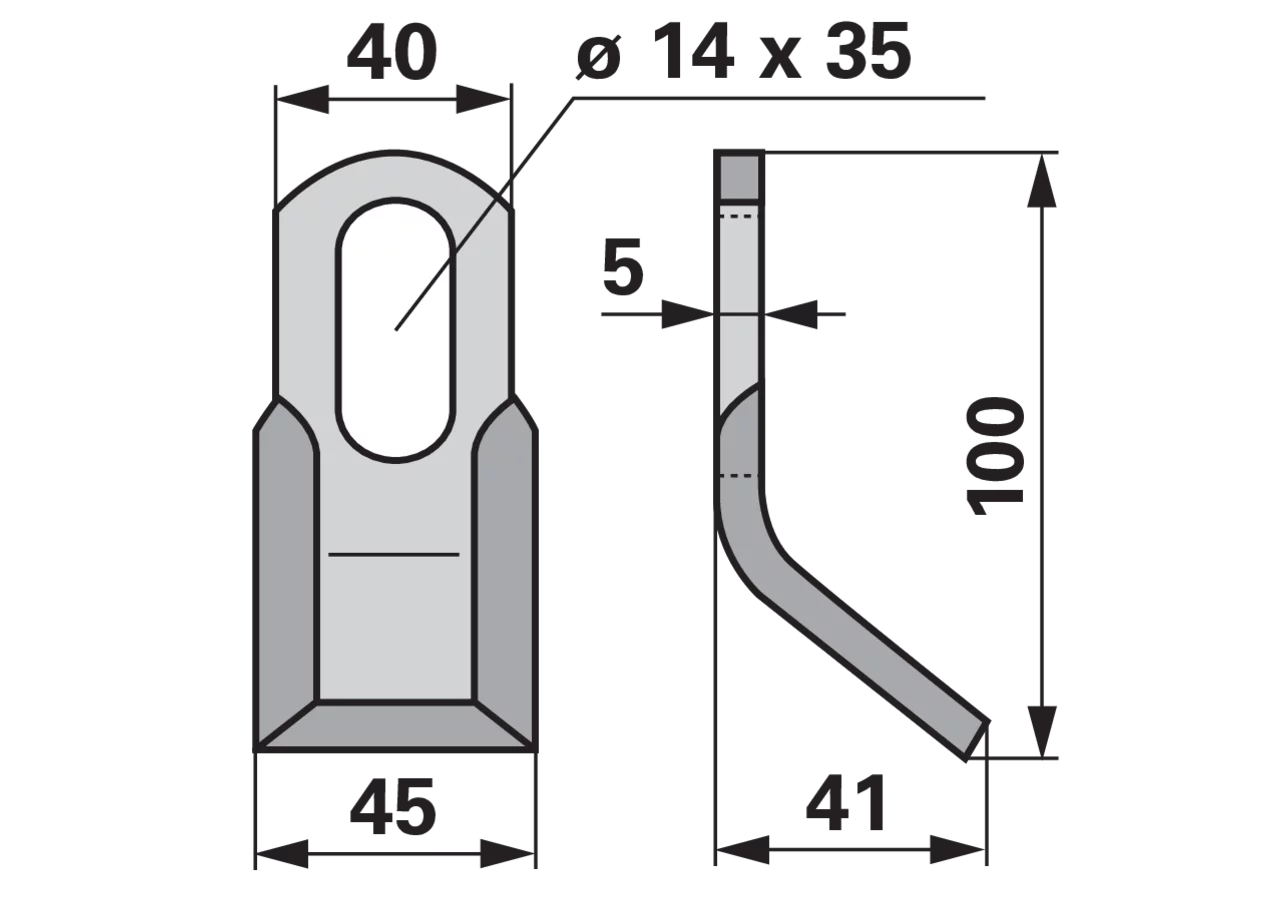 Y-Messer – passend für Rousseau 525422 GartenShop24