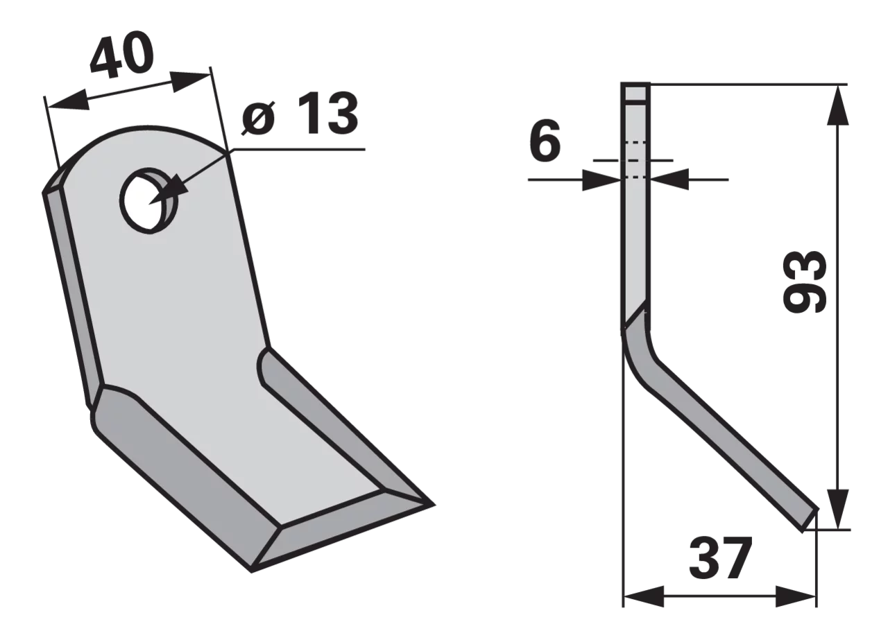 Y-Messer – passend für Carroy et Giraudon 26264 GartenShop24