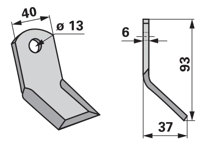 Y-Messer – passend für Carroy et Giraudon 26264 GartenShop24