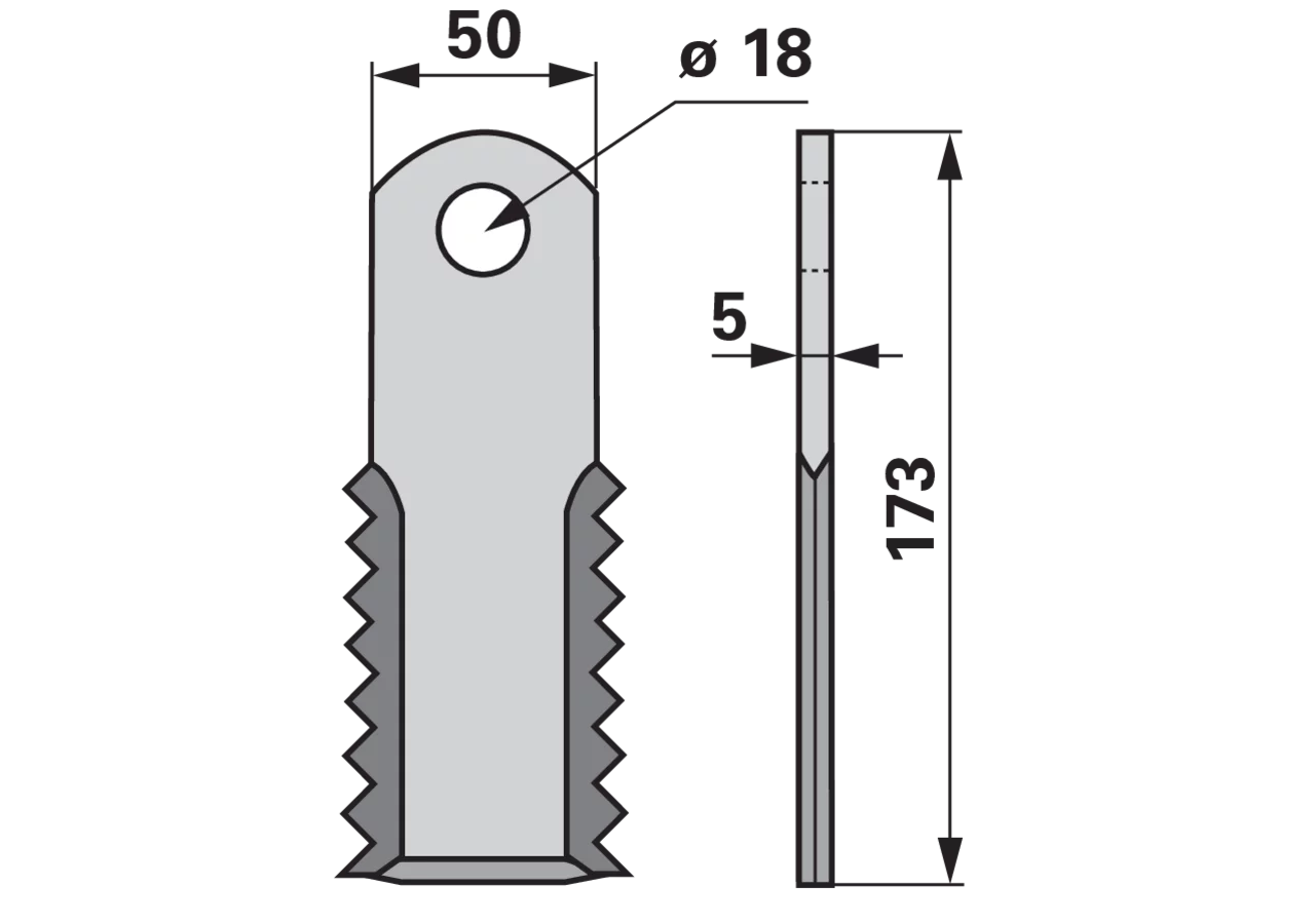 Schlegelmesser – passend für Müthing 0003770 GartenShop24