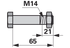 Schraube M14 x 2 x 65 GartenShop24
