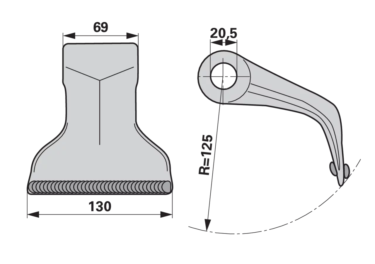 Schlaghammer PTA beschichtet – passend für Sauerburger 10024 GartenShop24