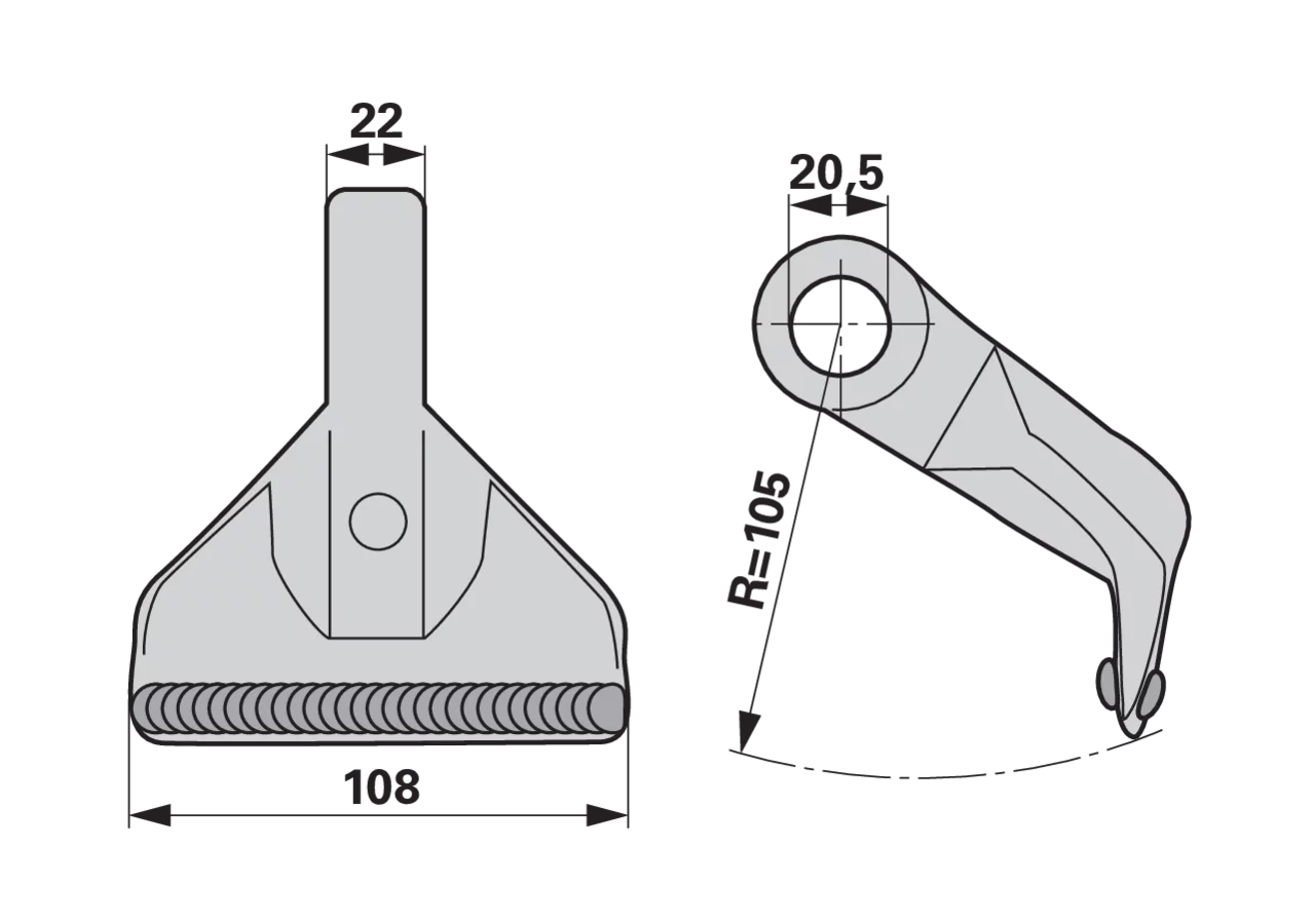Schlaghammer PTA beschichtet – passend für Perfect 313665 GartenShop24