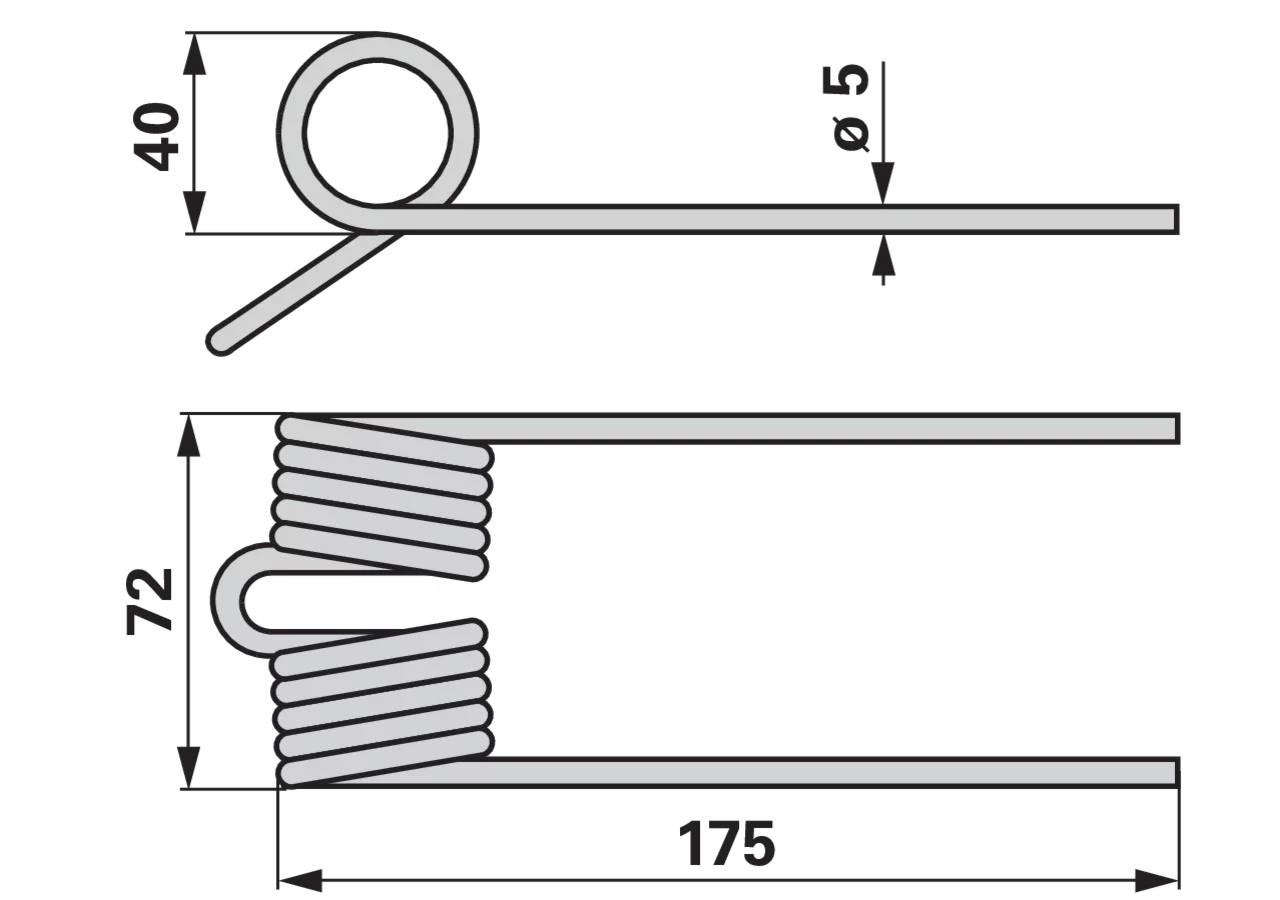Pick-up-Zinke – passend für Hesston 7017 10102 GartenShop24