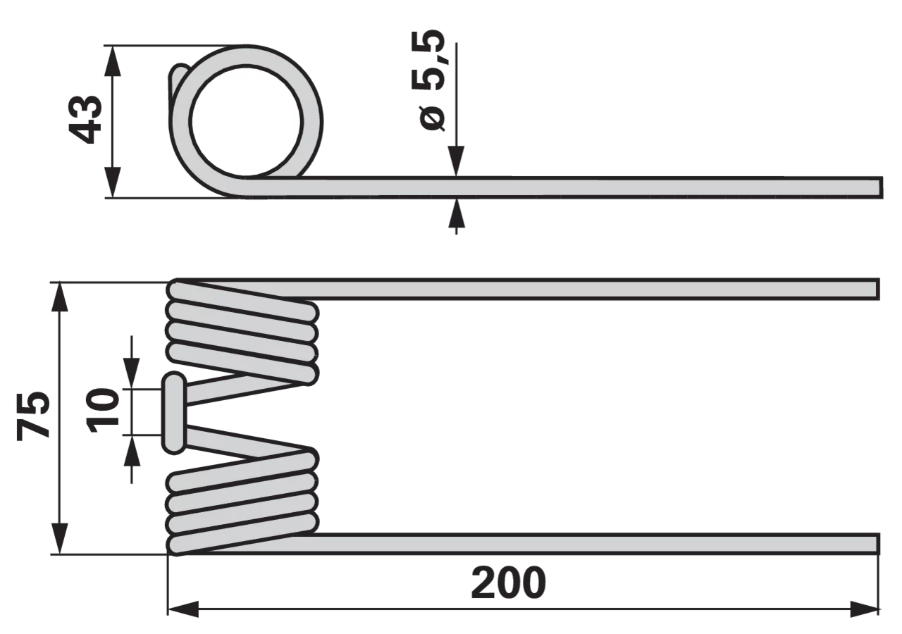 Pick-up-Zinke – passend für Welger 0940.53.02.00 GartenShop24