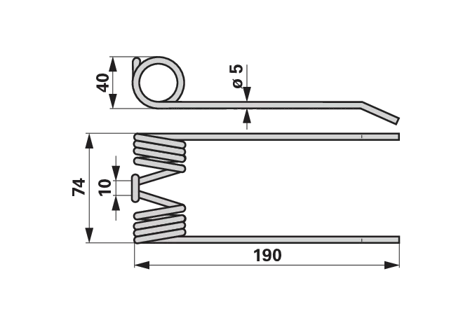 Pick-up-Zinke – passend für Welger 0940.52.21.00 GartenShop24