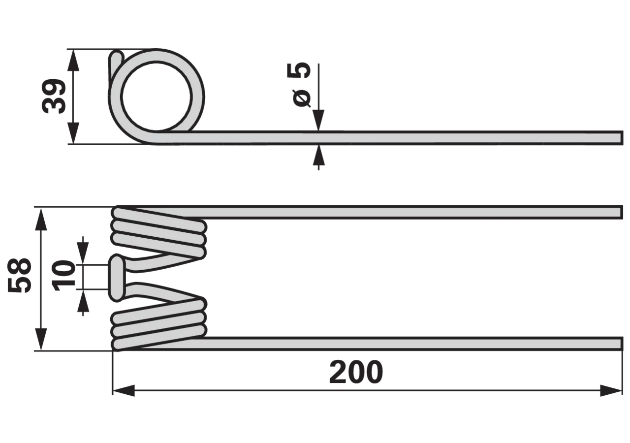 Pick-up-Zinke – passend für Welger 0940.53.01.00 GartenShop24