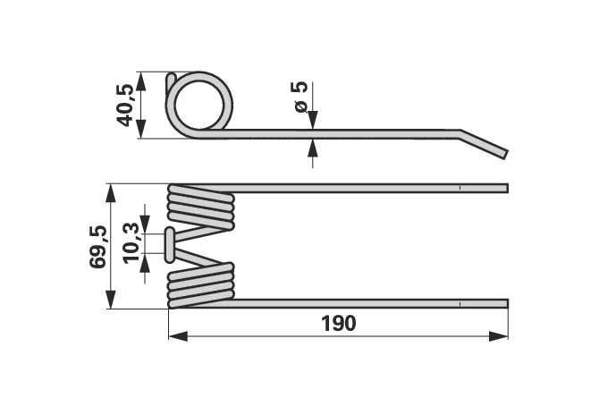 Pick-up-Zinke – passend für Welger 0940.52.25.00 GartenShop24