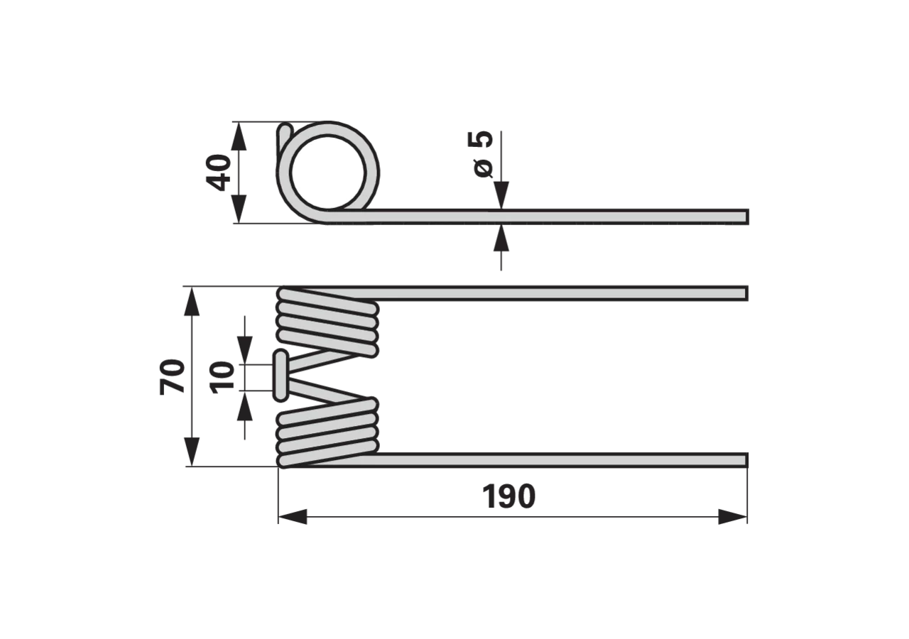 Pick-up-Zinke – passend für Welger 0338.30.00.00 GartenShop24