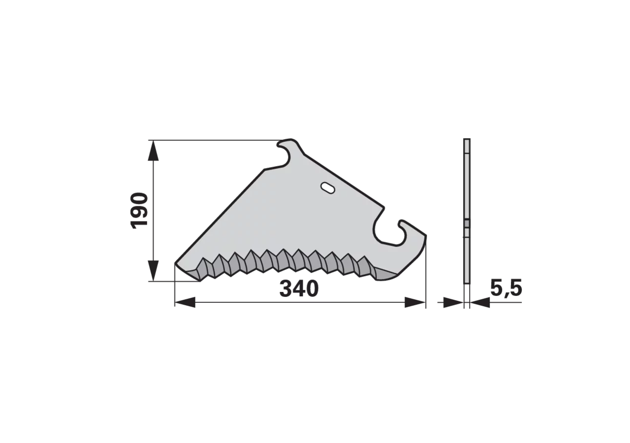 Pressenmesser – passend für New Holland 84038823 GartenShop24