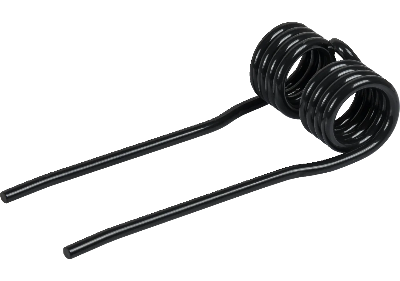 Pick-up-Zinke verstärkt, Schwarzgrau – passend für Pöttinger 436.163.001 GartenShop24