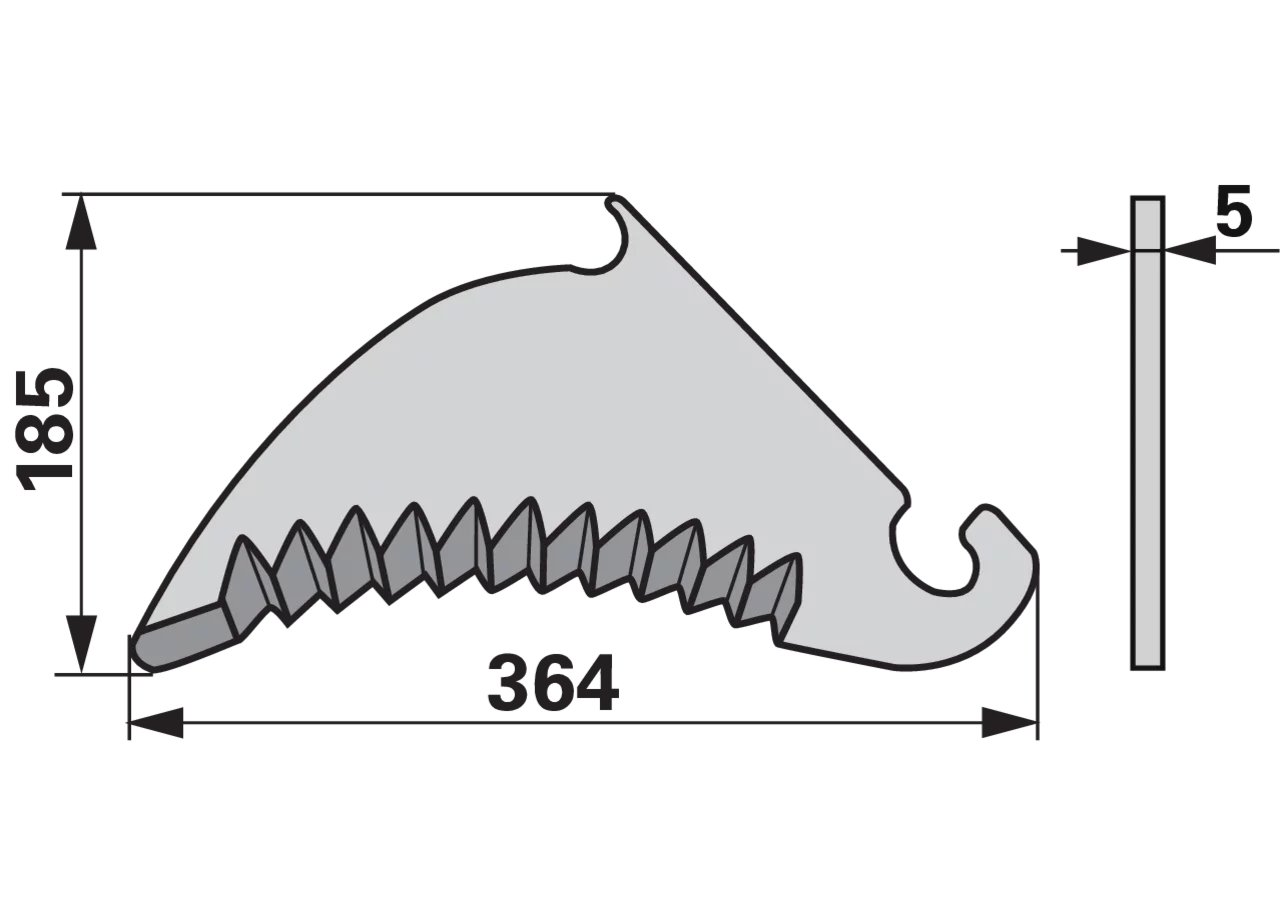 Pressenmesser – passend für Claas 851022.1 FRANK