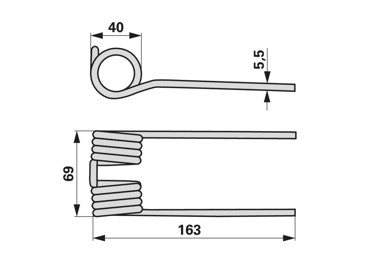 Pick-up-Zinke gerade anstelle McHale CTN00014 GartenShop24