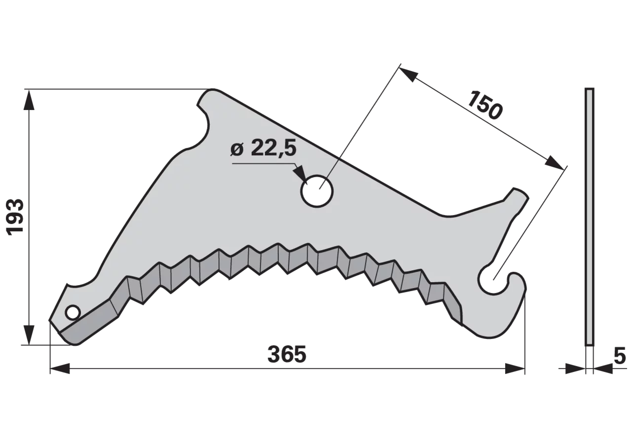 Pressenmesser – passend für Mascar 53001260 GartenShop24