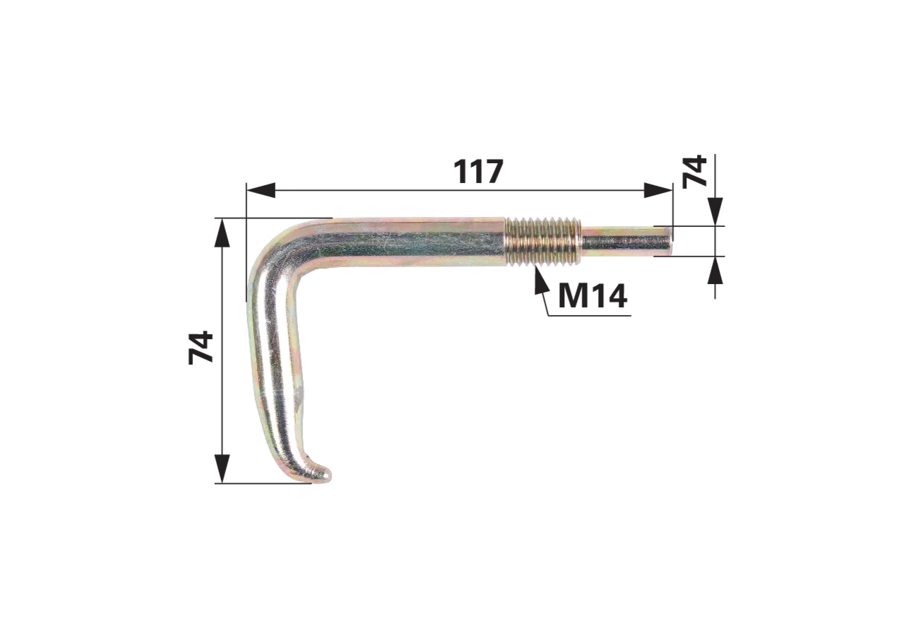 Haken – passend für Claas 000079.1 GartenShop24
