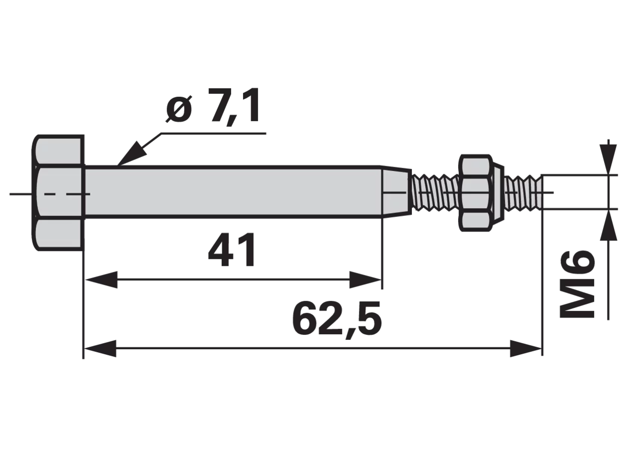 Abscherschraube – passend für John Deere DC17881 GartenShop24
