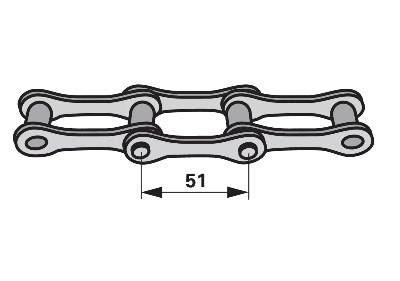 Langgliederrollenkette – passend für Krone 922010.0 GartenShop24
