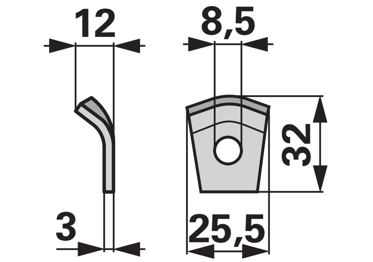 Druckplatte lose – passend für Krone 27000505.0 GartenShop24