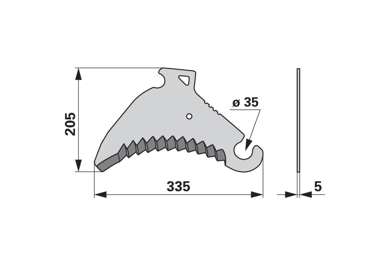 Pressenmesser – passend für Krone 20078283.2 GartenShop24