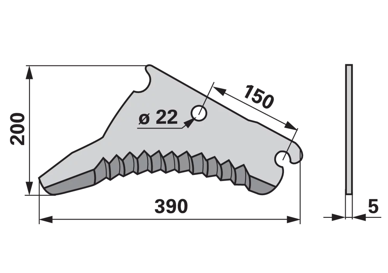 Pressenmesser – passend für Orkel 57769 GartenShop24