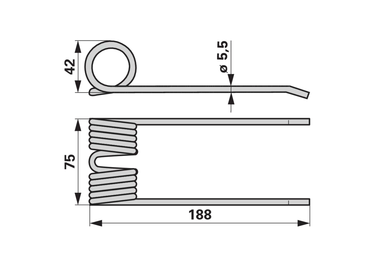 Pick-up-Zinke – passend für Mascar 500077 GartenShop24