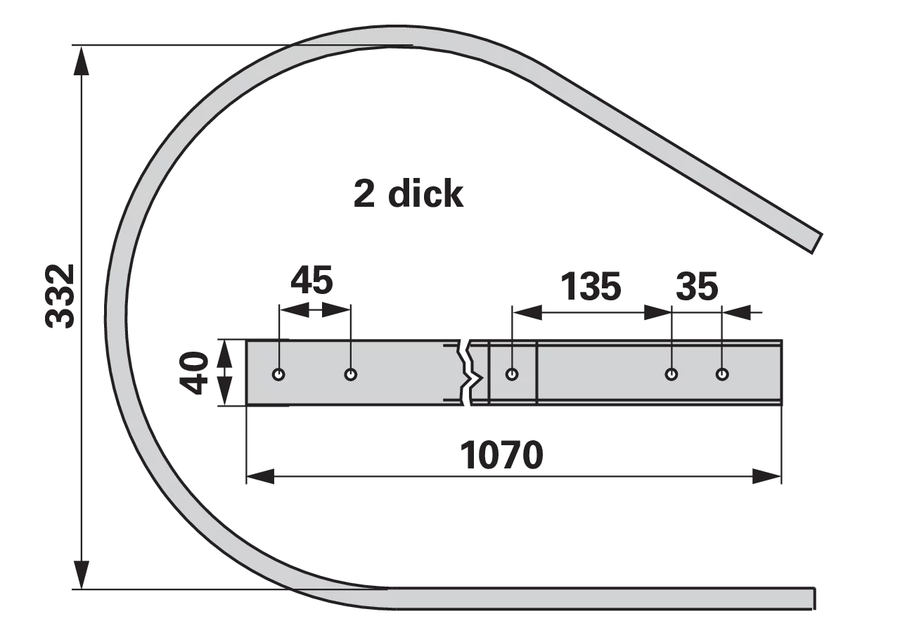 Pick-up Abstreifer – passend für Deutz Fahr 16617884 GartenShop24