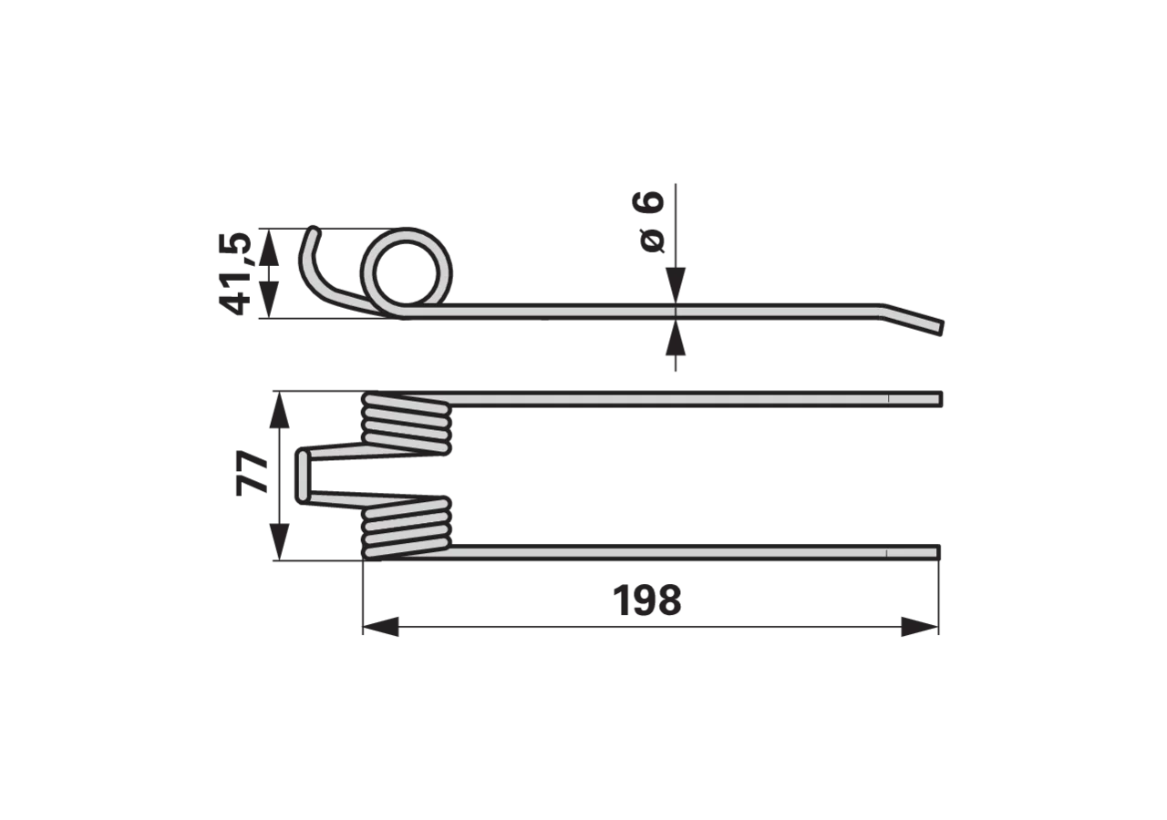 Pick-up-Zinke – passend für Gallignani 8876293 GartenShop24