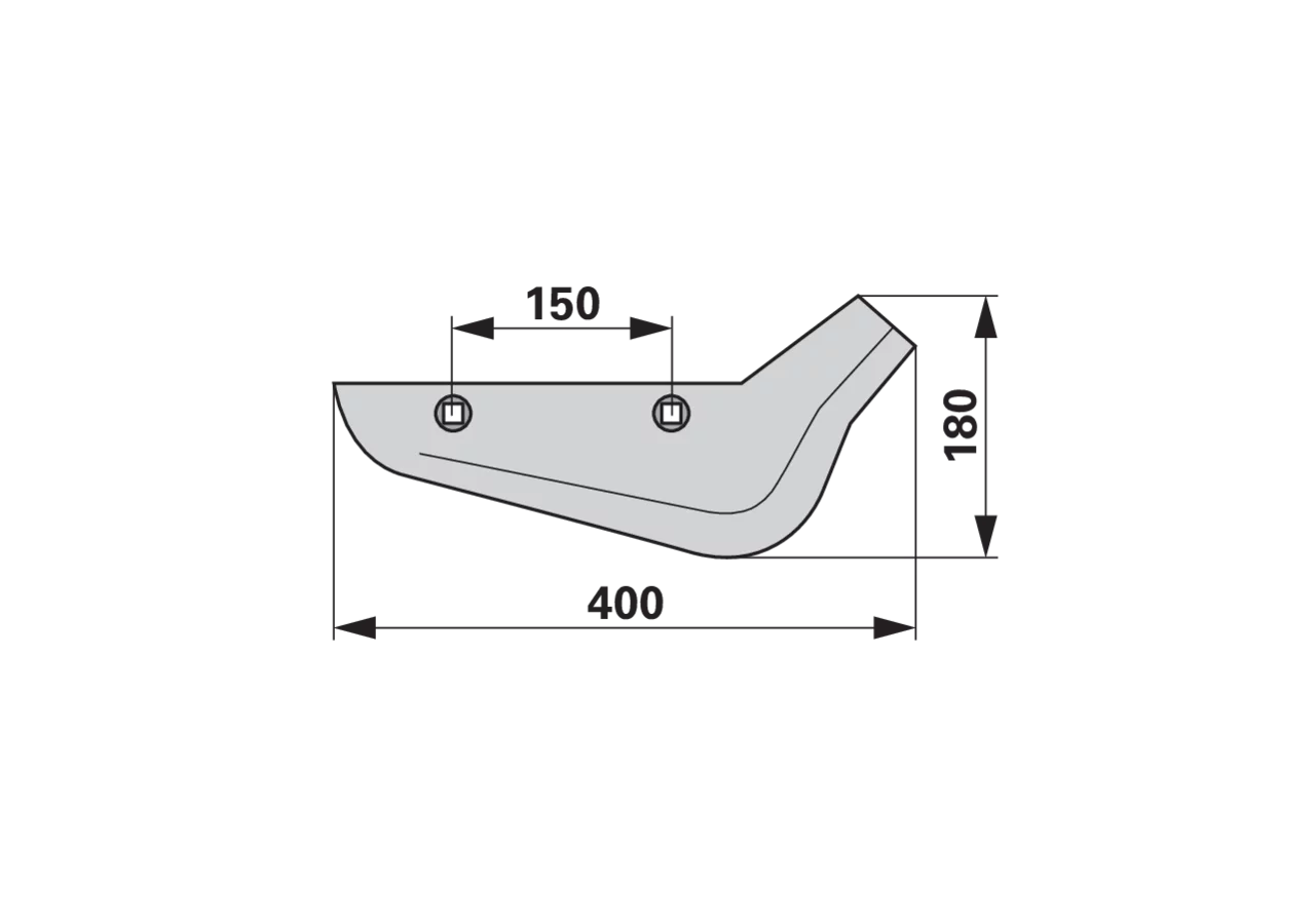 Roderschare rechts – passend für Holmer 1145011132 GartenShop24