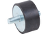 Rundpuffer AD 40 x H 20 mm, M8 – passend für Aebi 103.6429 GartenShop24
