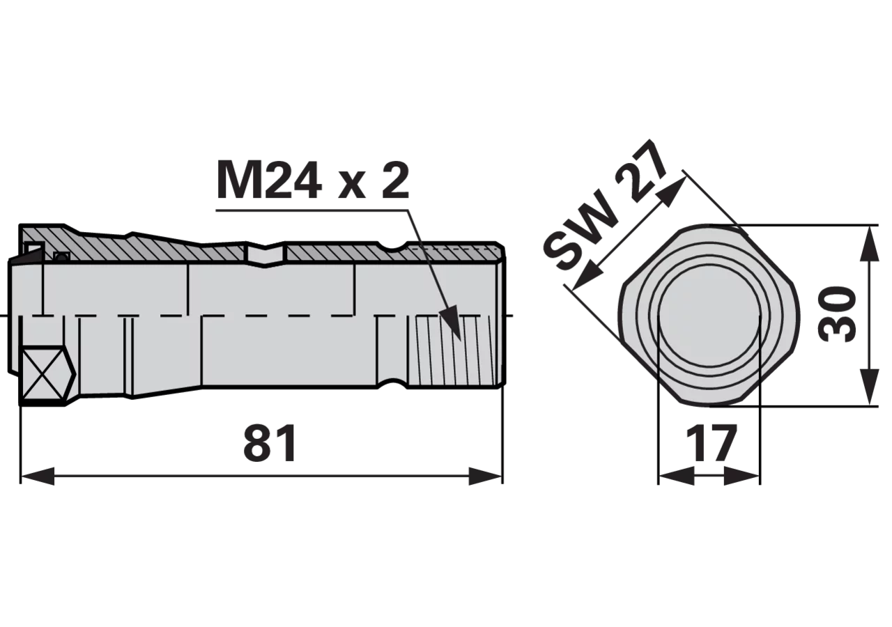Hülse mit Abstreifer und O-Ring – passend für Aebi AM181/1 GartenShop24