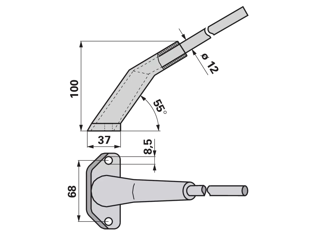 Grasabweiser zu Messerkopf Bucher 300909 GartenShop24