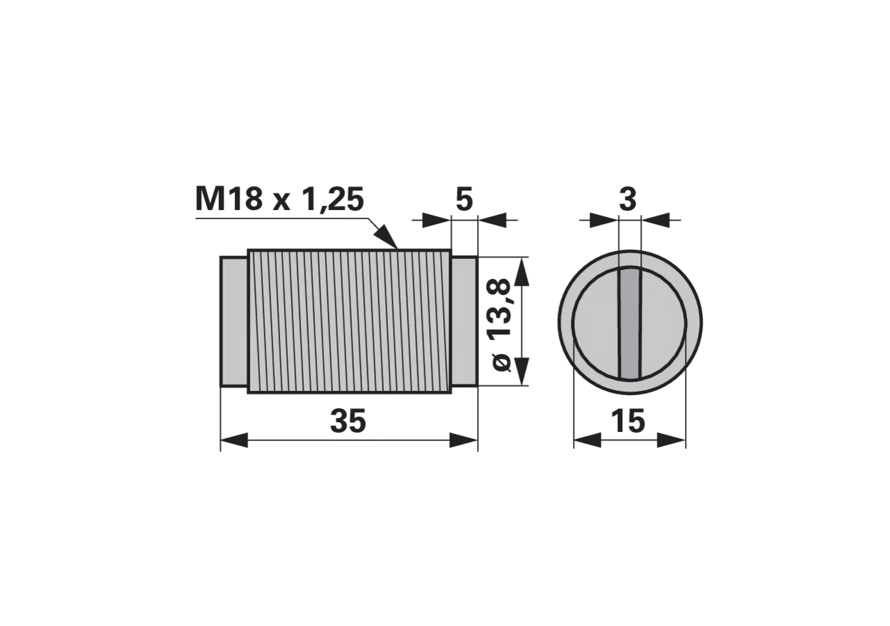 Einstellschraube M18 x 35 mm Köppl 720661 Köppl