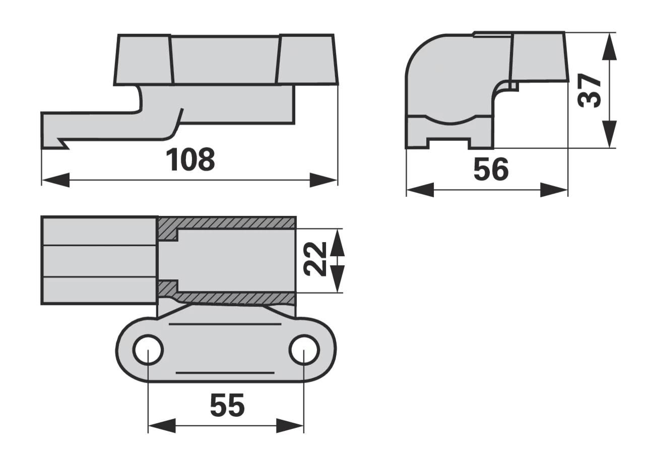 Messerkopfgehäuse Aebi AM20710/1 Aebi