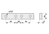 Untermesserrücken L 260 cm, für Portalantrieb ESM 355.3130 ESM