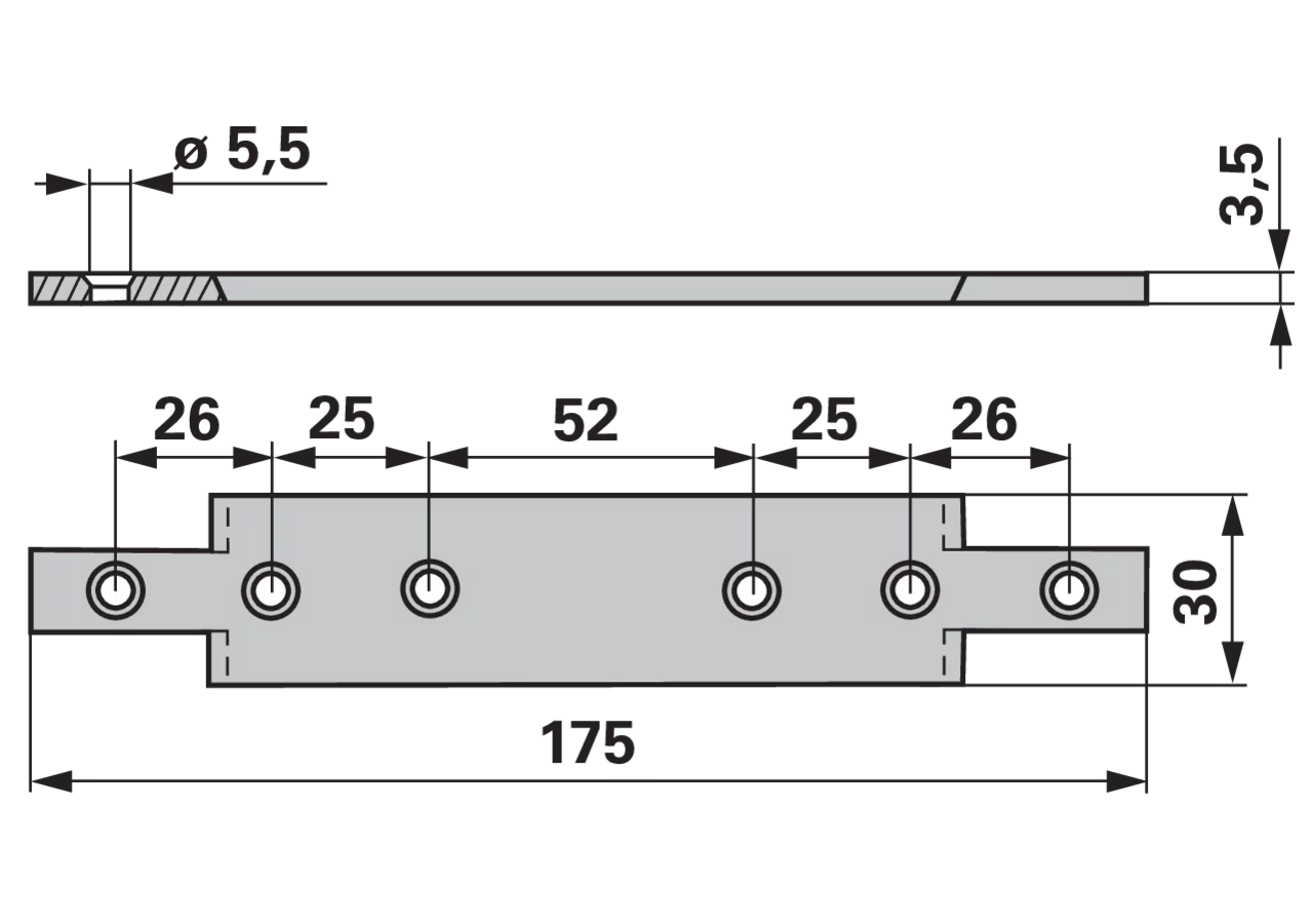 Mähmesser L 145 cm, 19 Klingen, gezahnt, DIN 80 – passend für Aebi 104.4989 Schröckenfux