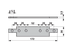 Mähmesser L 190 cm, 25 Klingen, gezahnt, DIN 75 – passend für Aebi 104.6734 Schröckenfux
