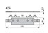 Mähmesser L 145 cm, 19 Klingen, gezahnt, DIN75 – passend für Aebi AM24279/13 Schröckenfux