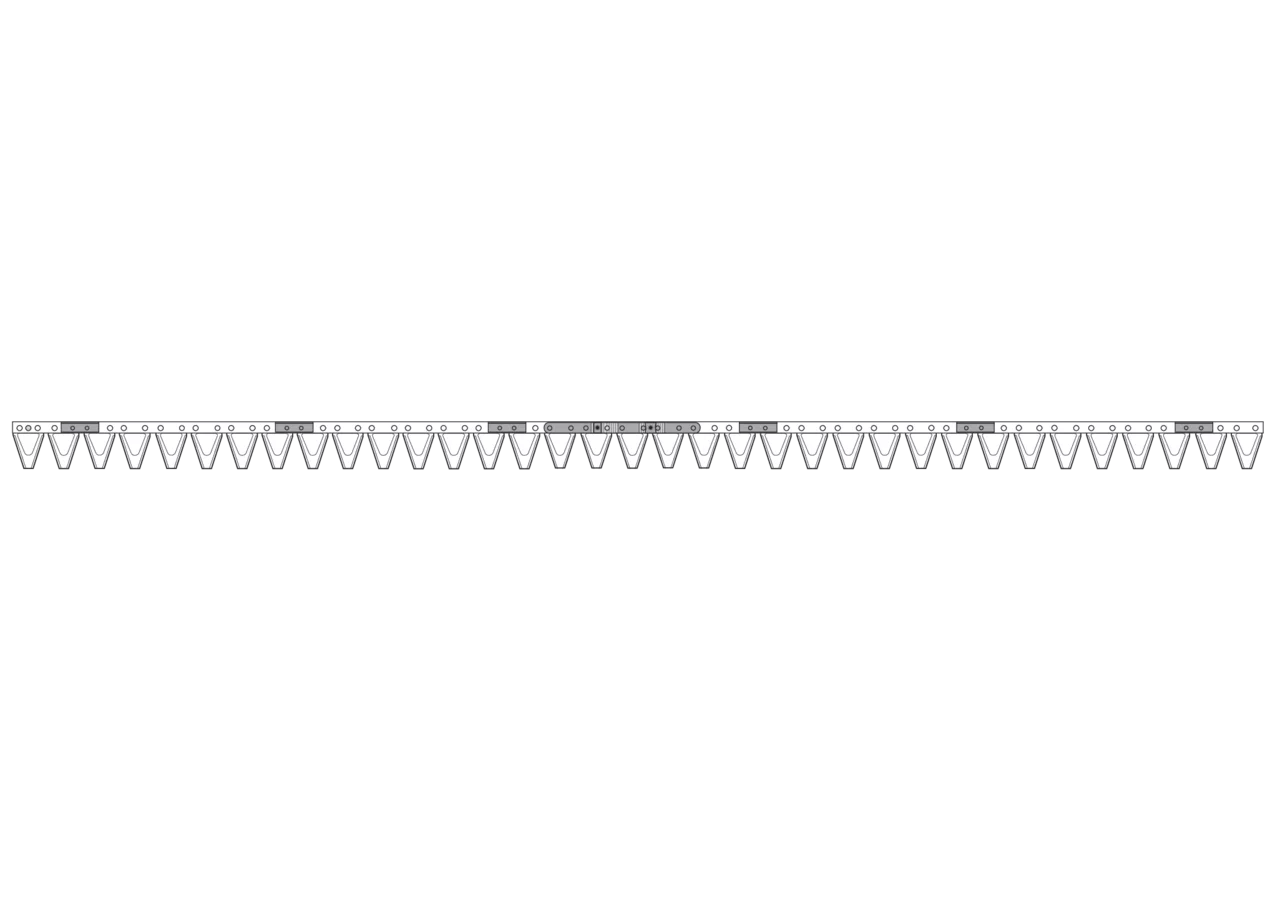 Mähmesser L 175 cm, 35 Klingen, gezahnt – passend für BCS 590.58794 GartenShop24