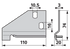 Messerkopfführungsplatte rechts ESM 3321320 ESM