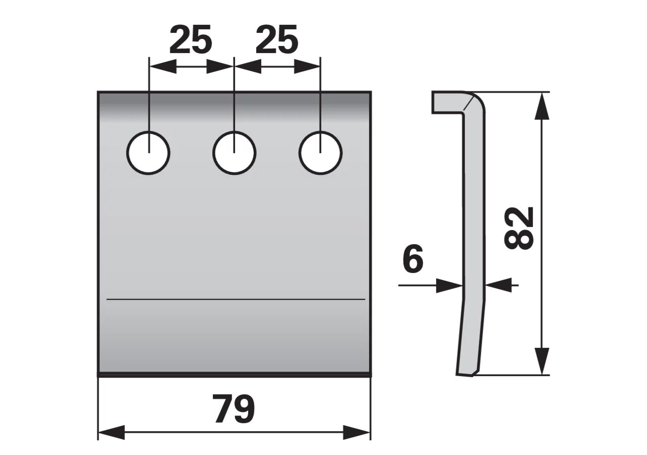 Führungsplatte oben ESM 3321470 ESM