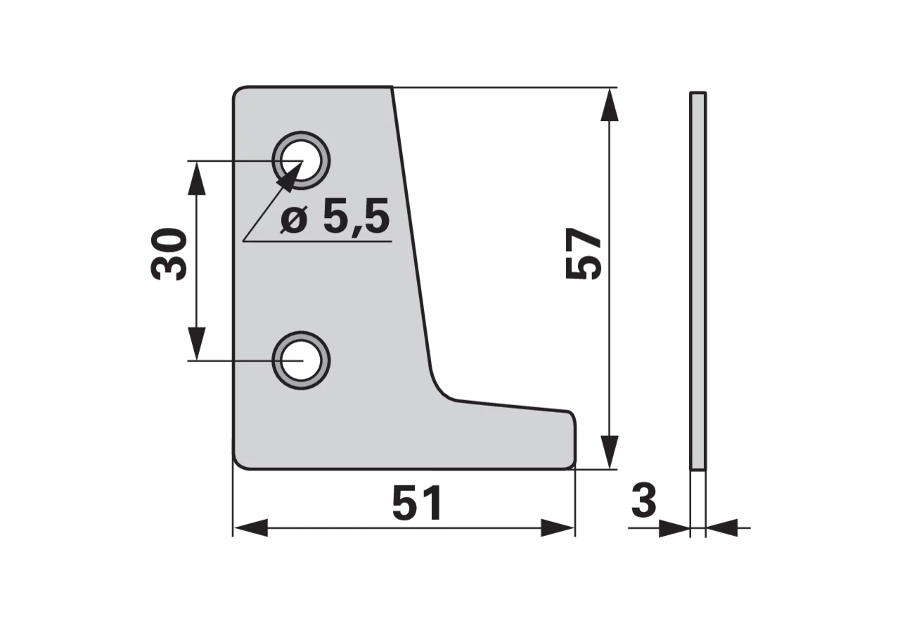 Schuhplatte links, Hochschnitt Reform 110.463.307 GartenShop24