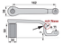 Messerführungsarm für Untermesser ESM 2671380 ESM