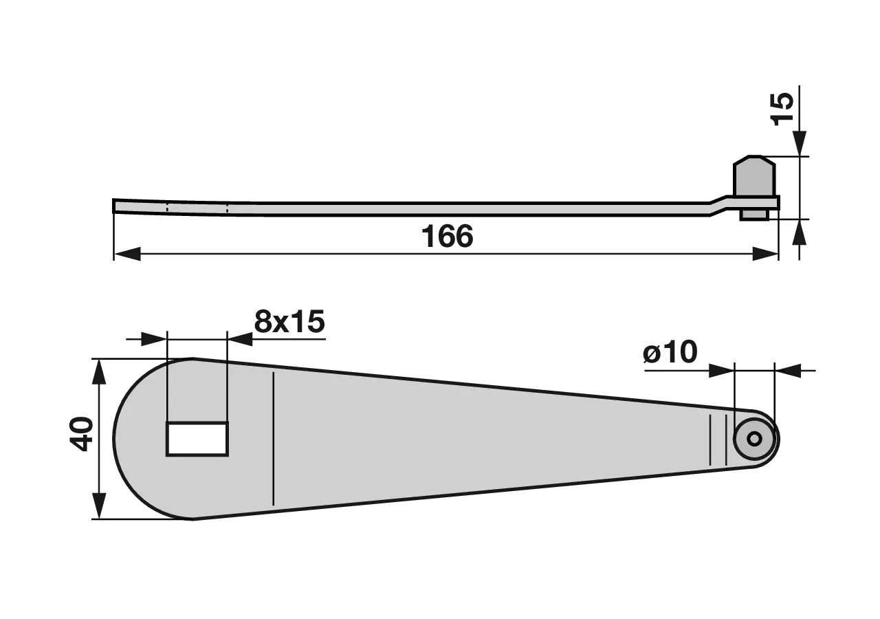 Schwinghebel BCS 590.58601.0 BCS
