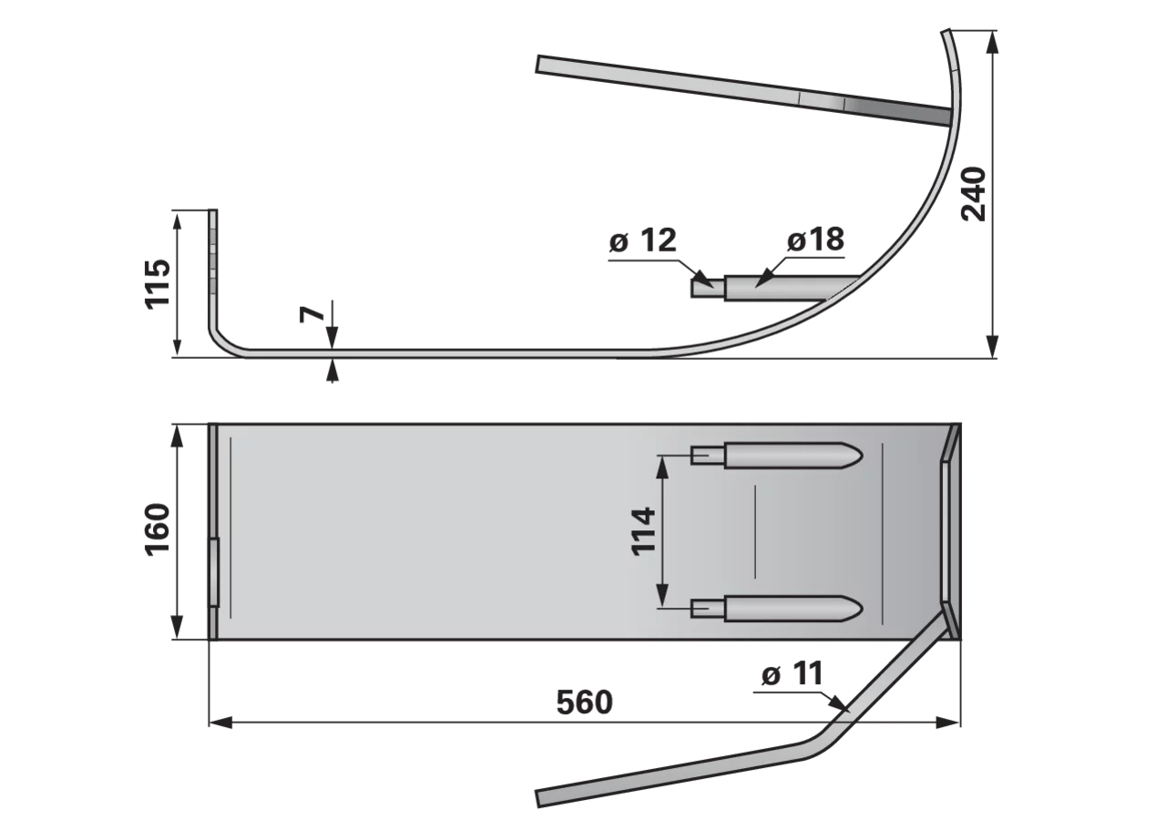 Gleitsohle für Innenschuh ESM 2381390 ESM
