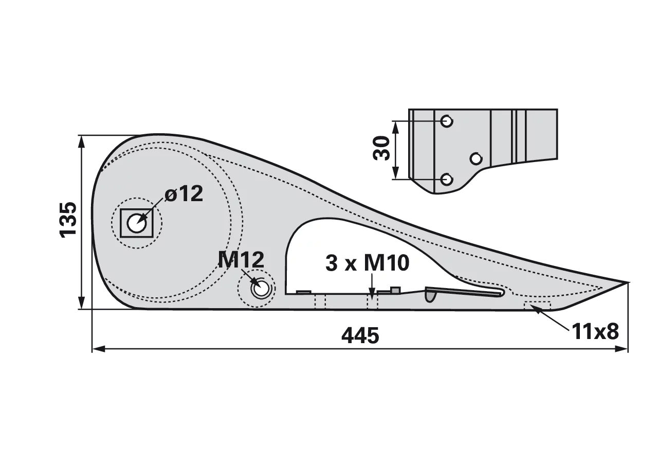 Außenschuh links, mit Schuhplatte Reform 110.421.207 GartenShop24