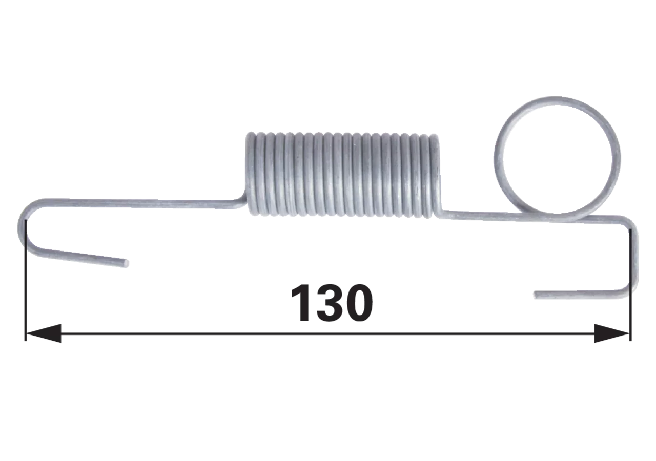 Zugfeder zu Fingerschutzleiste, L 130 mm – passend für ESM 692501701 GartenShop24