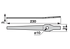 Blattfeder L 230 x B 31 mm – passend für Mörtl N75W GartenShop24