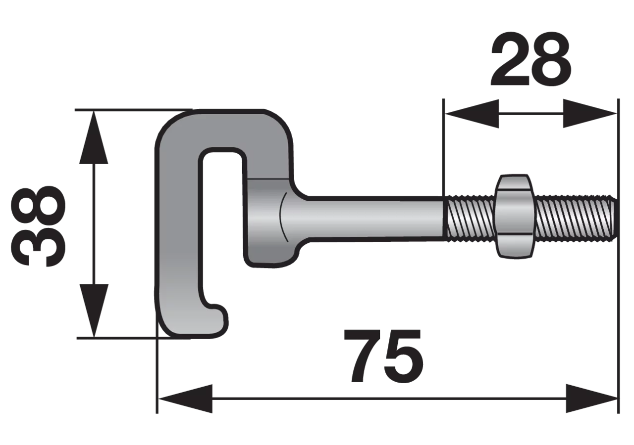 Hakenschraube – passend für Stockey 224729800 GartenShop24