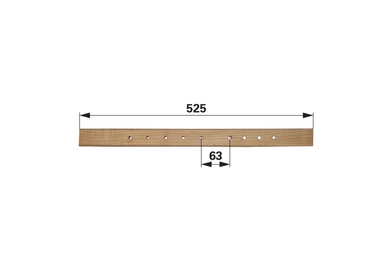 Treibstangenholz L 525 mm – passend für Busatis T501 GartenShop24