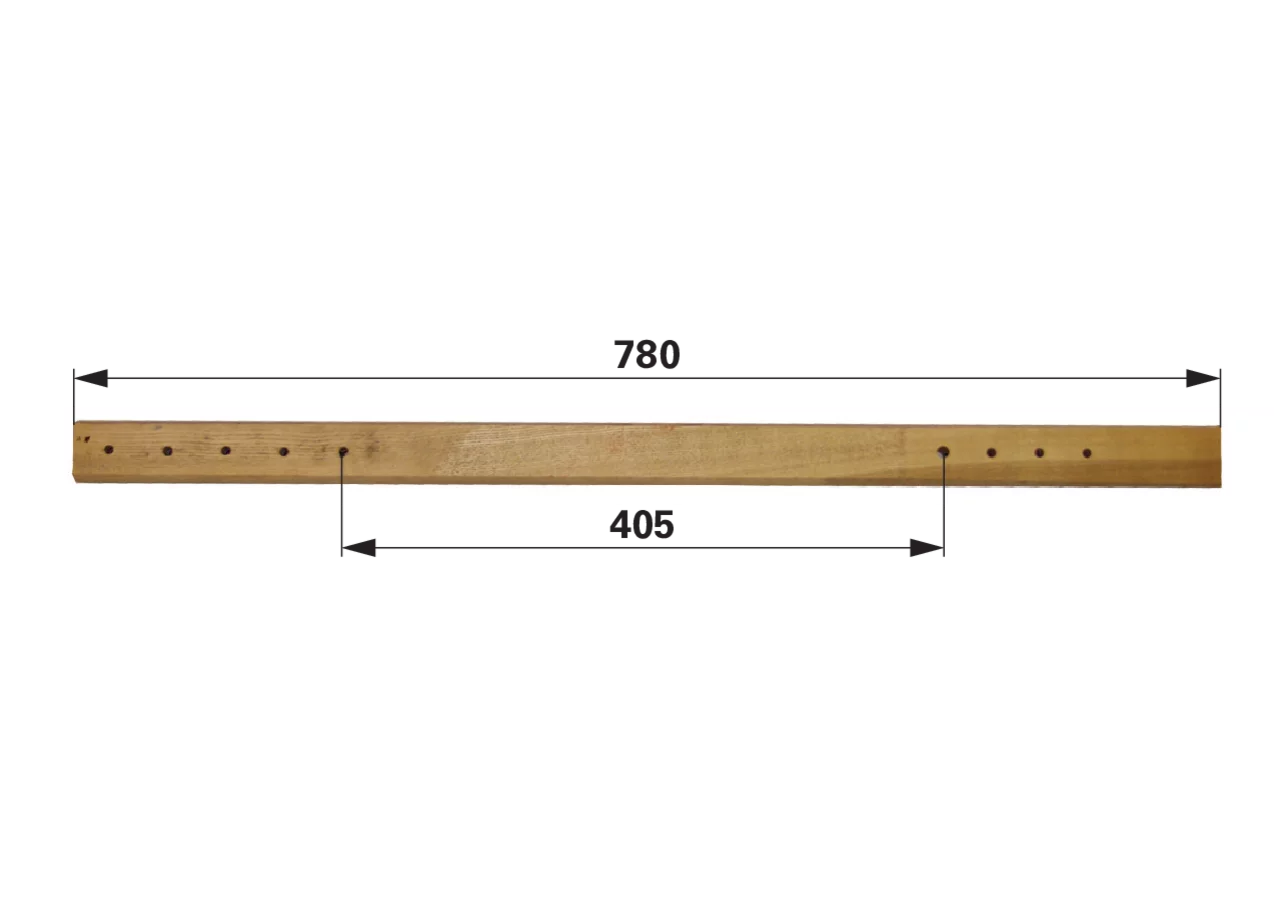 Treibstangenholz L 780 mm – passend für Busatis T540 GartenShop24